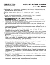 Associated IBC6008 Operator's Manual