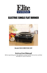 Maxi-matic Elite CUISINE ESB-301BF Manuals | ManualsLib