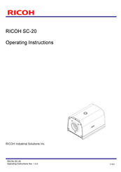 Ricoh SC-20 Operating Instructions Manual