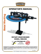 Baileigh Industrial RDB-050 Operator's Manual