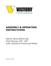 Victory MATV-60 Assembly & Operating Instructions