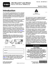 Toro Recycler 21378 Operator's Manual