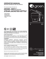 Dover unified brands DEE/4-40 Operator's Manual