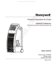 Honeywell CO301PC Owner's Manual