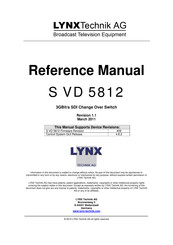 Lynx S VD 5812 Reference Manual