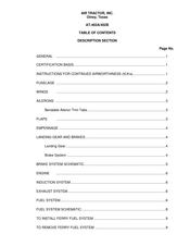 AIR TRACTOR AT-402B Quick Start Manual