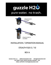 guzzle H2O STEALTH FLEX 10 Installation & Operation Manual