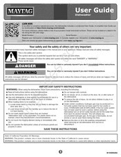 Maytag W10599529A User Manual