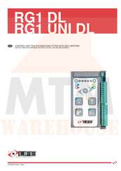 LIFE home integration RG1 UNI DL Instructions And Warnings For Installation, Use And Maintenance