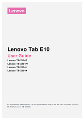 Lenovo TB-X104X User Manual