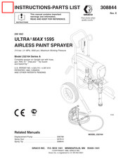 Graco ULTRA MAX A Series Instructions-Parts List Manual