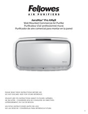 Fellowes AeraMax Pro AM4R Instructions Manual