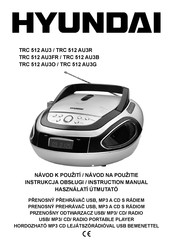 Hyundai TRC 512 AU3 Instruction Manual