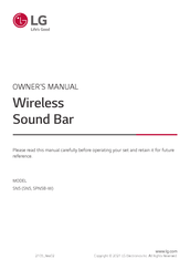 LG SN5 Owner's Manual