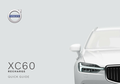 Volvo XC60 RECHARGE 2021 Quick Manual