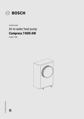 Bosch Compress 7400i AW 7 OR Installer's Manual