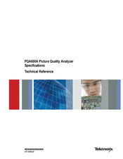 Tektronix PQA600A Technical Reference
