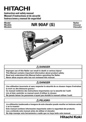 Hitachi NR 90AF S Instruction And Safety Manual