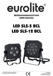 EuroLite LED SLS-5 BCL User Manual