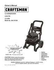 Craftsman 580.767200 Owner's Manual
