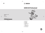 Bosch Professional GCM 254 Original Instructions Manual