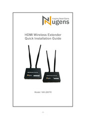 Nugen NW-200TR Quick Installation Manual