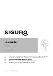 SIGURO SGR-FN-M460W Translation Of The Operating Instructions