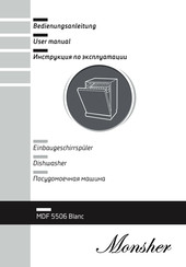 Monsher MDF 5506 Blanc User Manual
