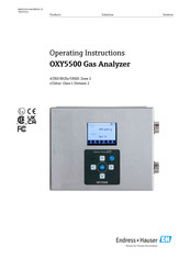 Endress+Hauser SpectraSensors OXY5500 Operating Instructions Manual