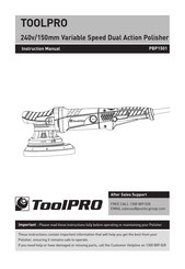 ToolPRO PBP1501 Instruction Manual