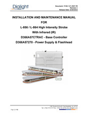 Dialight D366A57270 Installation And Maintenance Manual