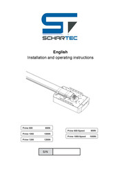 Schartec Prime 1000-Speed Installation And Operating Instructions Manual