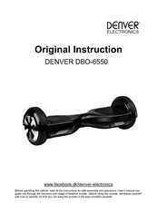 Denver DBO-6550 Original Instruction