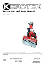 Kersten K2000 Instructions And Parts Manual