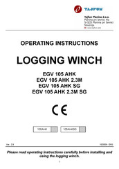 Tajfun Planina EGV 105 AHK Operating Instructions Manual