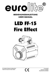 EuroLite LED FF-15 Fire Effect User Manual