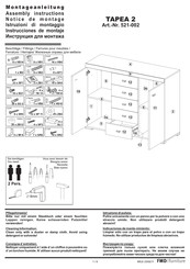 Fmd Furniture TAPEA 2 Assembly Instructions Manual