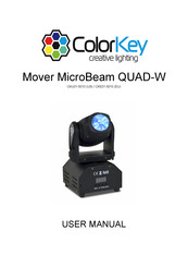 ColorKey Mover MicroBeam QUAD-W CKU01-5010 User Manual