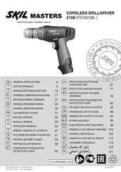 SKIL MASTERS 2108 Original Instructions Manual