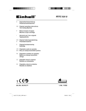 EINHELL RT-TC 520 U Original Operating Instructions