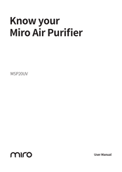 Miro MSP20UV User Manual