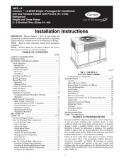 Carrier 48ES---A Installation Instructions Manual