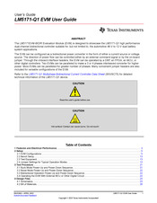 Texas Instruments LM5171EVM-BIDIR User Manual