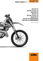 KTM 250 EXC Six Days TPI 2021 Owner's Manual