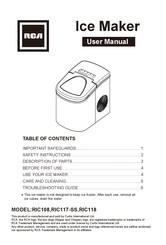 RCA RIC108 User Manual