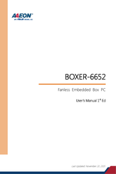 Asus AAEON BOXER-6652 User Manual
