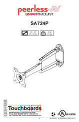 peerless-AV SMARTMOUNT SA724P Manual