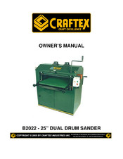 Craftex drum deals sander