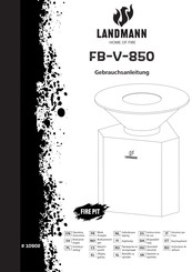 Landmann FB-V-850 Operating Instructions Manual