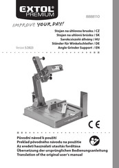 EXTOL PREMIUM 8888110 Translation Of The Original User Manual